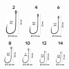 Одинарный крючок Micro Jig Hook №12 15шт