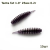 Tanta FAT 1.0" 25mm color-109 чёрн.прозр. 15шт