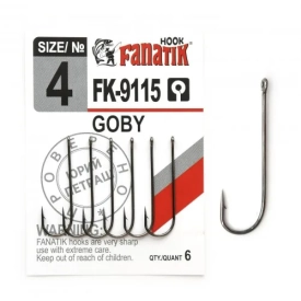 Одинарный крючок GOBY FK-9115 №4