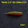 Tanta FAT 1.0" 25mm color-101 красное масло 15шт