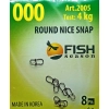 Round nice snap size 000 тест 4 кг