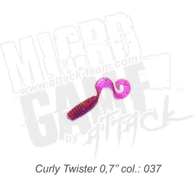 Curly Twister 0,7" цвет-037 (15 шт/упак)