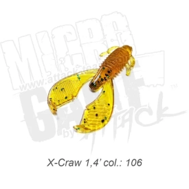X-Craw 1.4", цвет 106, 10шт