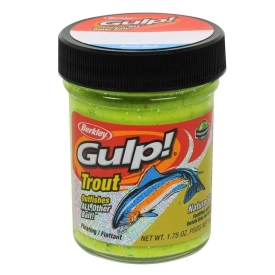 Паста PowerBait Natural Scent, GULP чанки-шартрез, чеснок, 50г