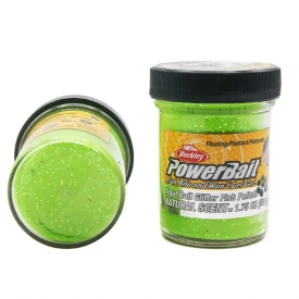 Паста PowerBait Natural Scent, цвет - шартрез, вкус - пелетc, 50гр