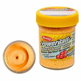 Паста PowerBait Natural Scent, желтая икра, 50гр