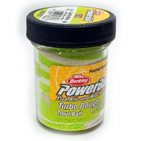 Паста PowerBait Turbo Dough, светонакопительная шартрез