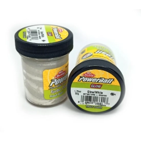 Паста PowerBait Turbo Dough, светонакопительная белая