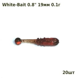 White-Bait 0.8" 19mm color-101 красное масло 20шт