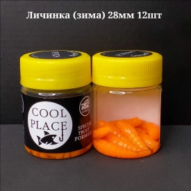Личинка Stretch Floating 106 (оранжевый) 28мм 12шт сыр