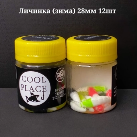 Личинка Stretch Floating 405 (многоцв.микс) 28мм 12шт сыр