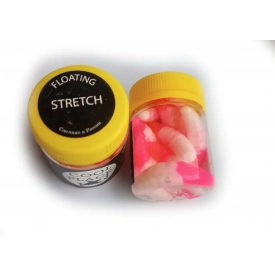 Магот Stretch Floating, цвет - 207 (белый-розовый), вкус - сыр