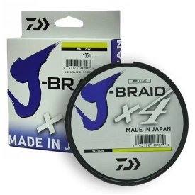 J-Braid X4 135m #0.4 0.07mm 5.5lb yellow