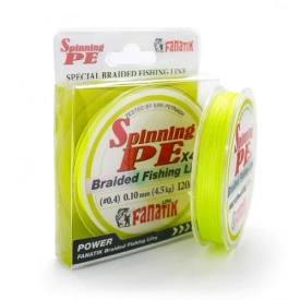 SPINNING PE X4 120 м. (#0,4) 0.10 mm YELLOW