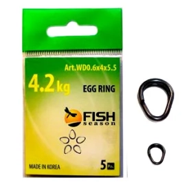 FishSeason - Egg ring 4.2kg титановые заводные кольца разжимные