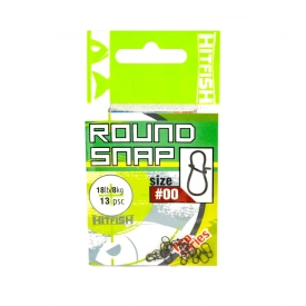 HitFish - Round Snap #00 8kg 13pcs