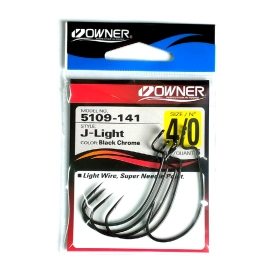 Крючок офсетный J-Light №4/0 (5 шт.)