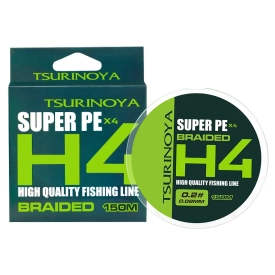 H4 Super PE X4 #0.2 0.08mm 4lb 1.8kg 150m