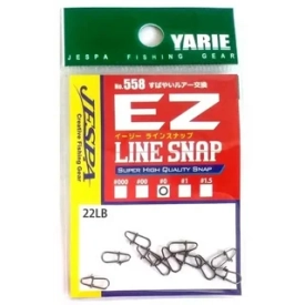 Yarie - Застёжка Line Snap цв.черный #0, 22lb, 11шт.